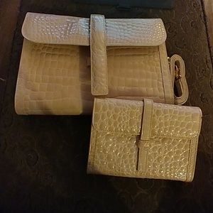 STEFANO BRAVO, two clutches or a clutch & a wallet